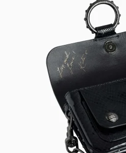 Zadig & Voltaire Schouder / Hand Tas Kate Wallet Glossy Wild Emboss Zwart