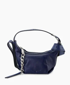 Zadig & Voltaire Schouder / Hand Tas Le Cecilia Xs Leather With Veg Donker Blauw