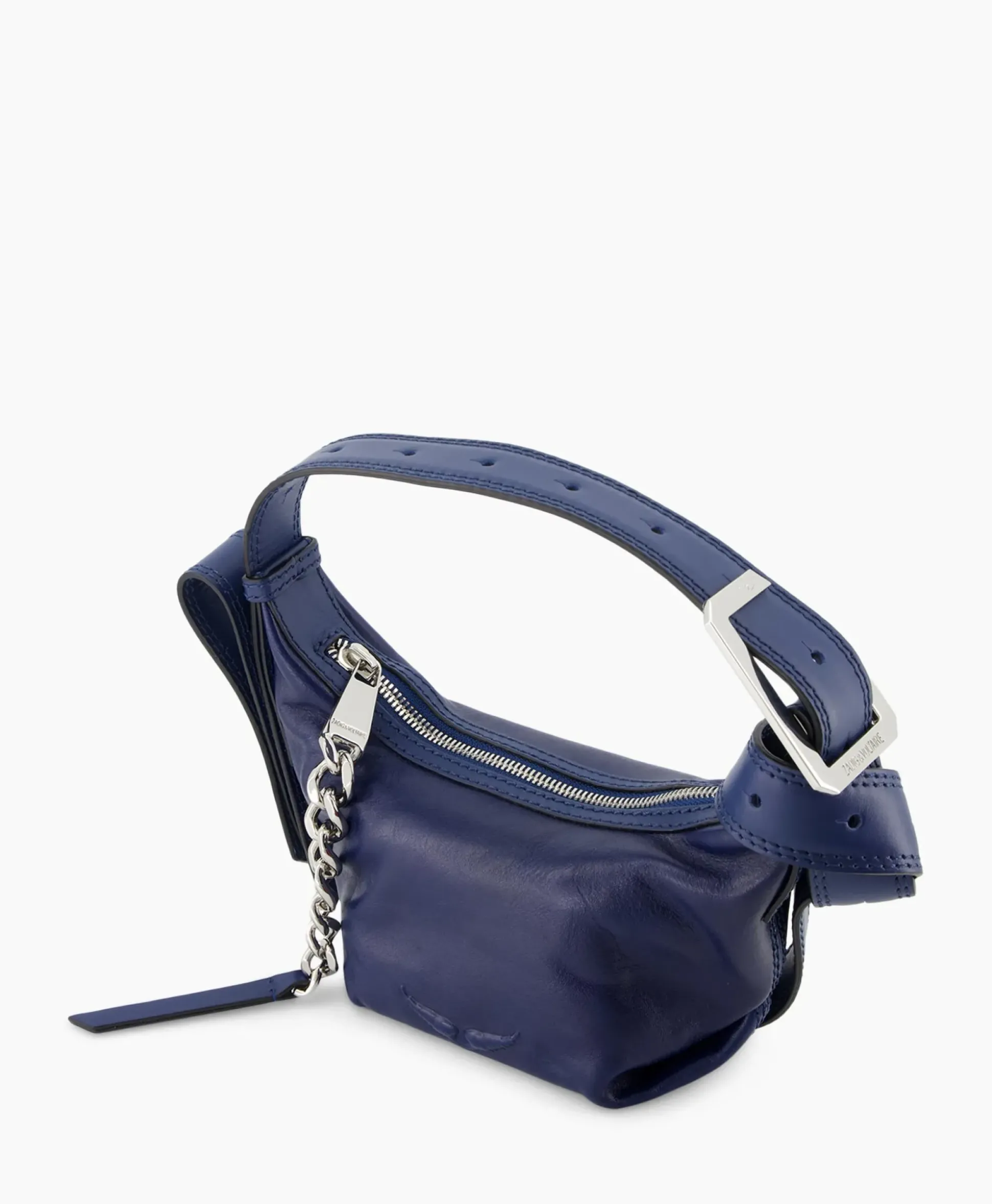 Zadig & Voltaire Schouder / Hand Tas Le Cecilia Xs Leather With Veg Donker Blauw