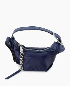Zadig & Voltaire Schouder / Hand Tas Le Cecilia Xs Leather With Veg Donker Blauw