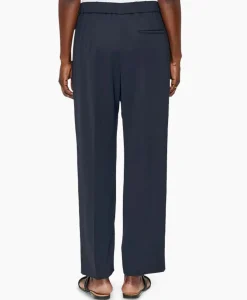 Zenggi Chino Japanese Crepe Relaxed Donker Blauw
