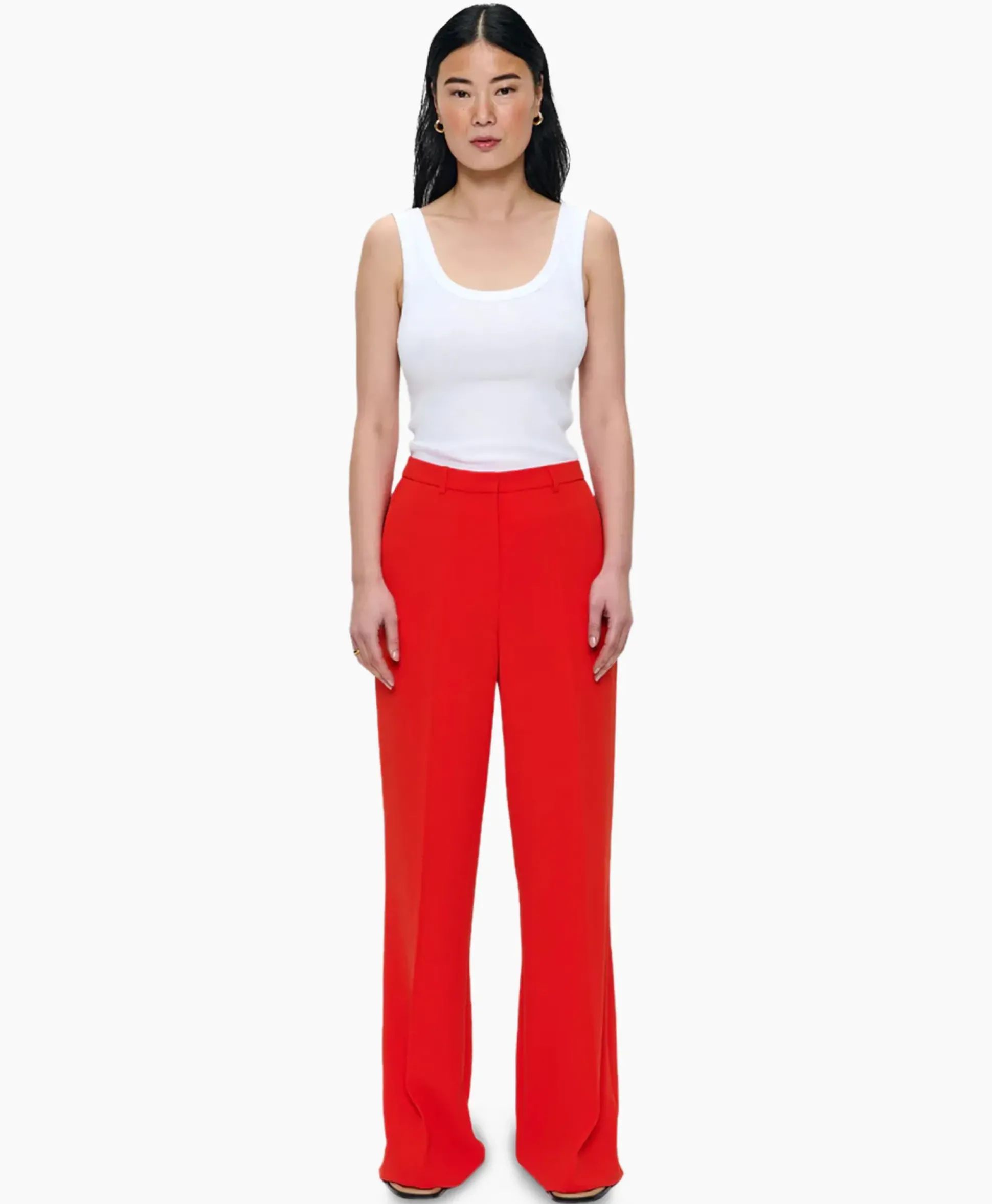Zenggi Pantalon Techno Silk Rood
