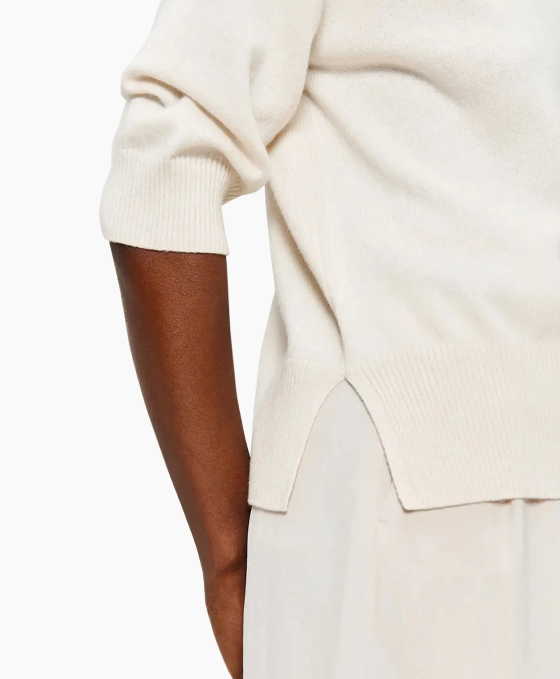 Zenggi Top Relaxed Short Sleeve Off White