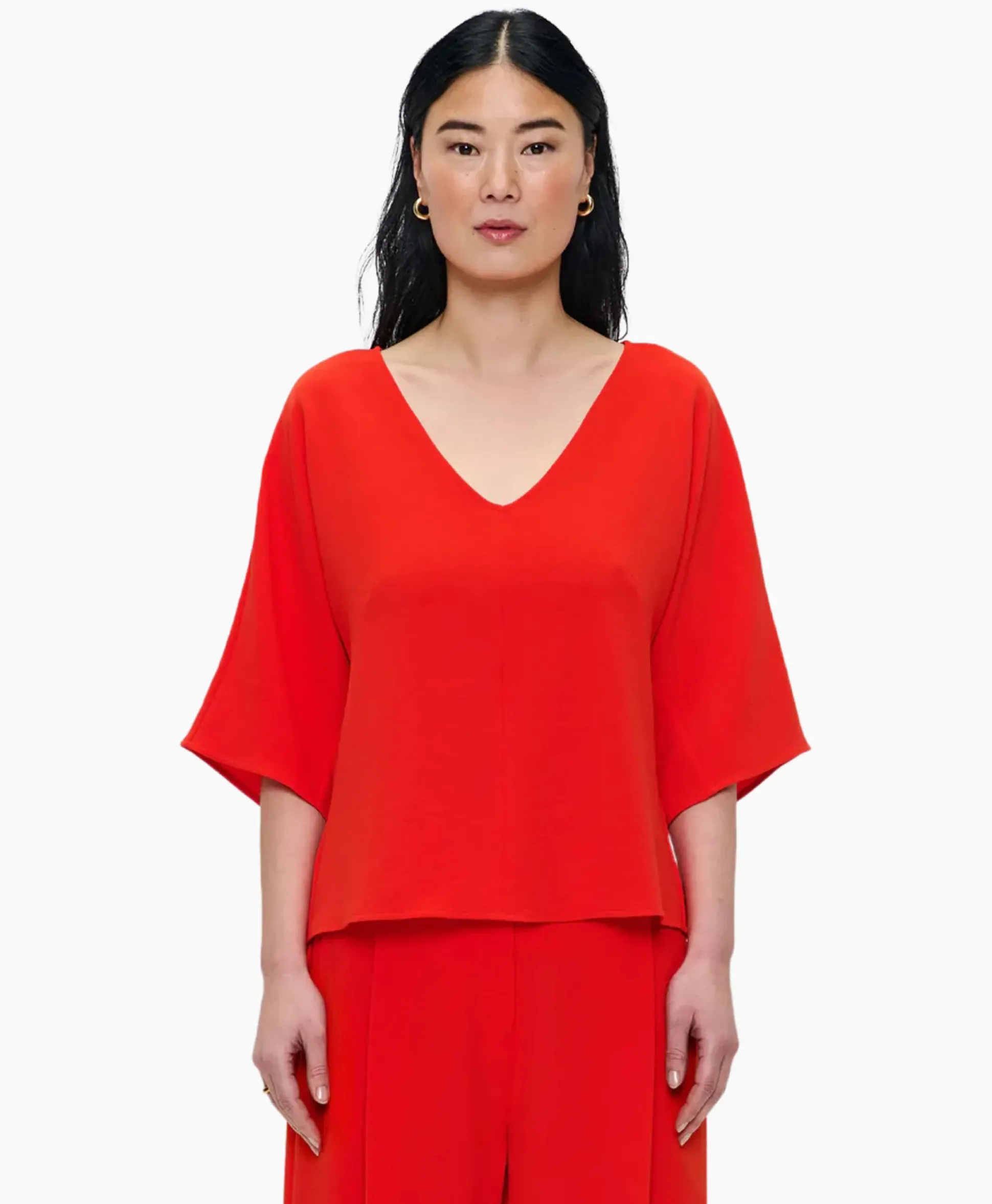 Zenggi Tuniek V-Neck Rood